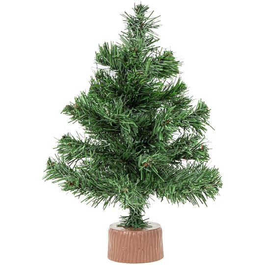 12" Unlit Mini Pine Full Artificial Christmas Tree